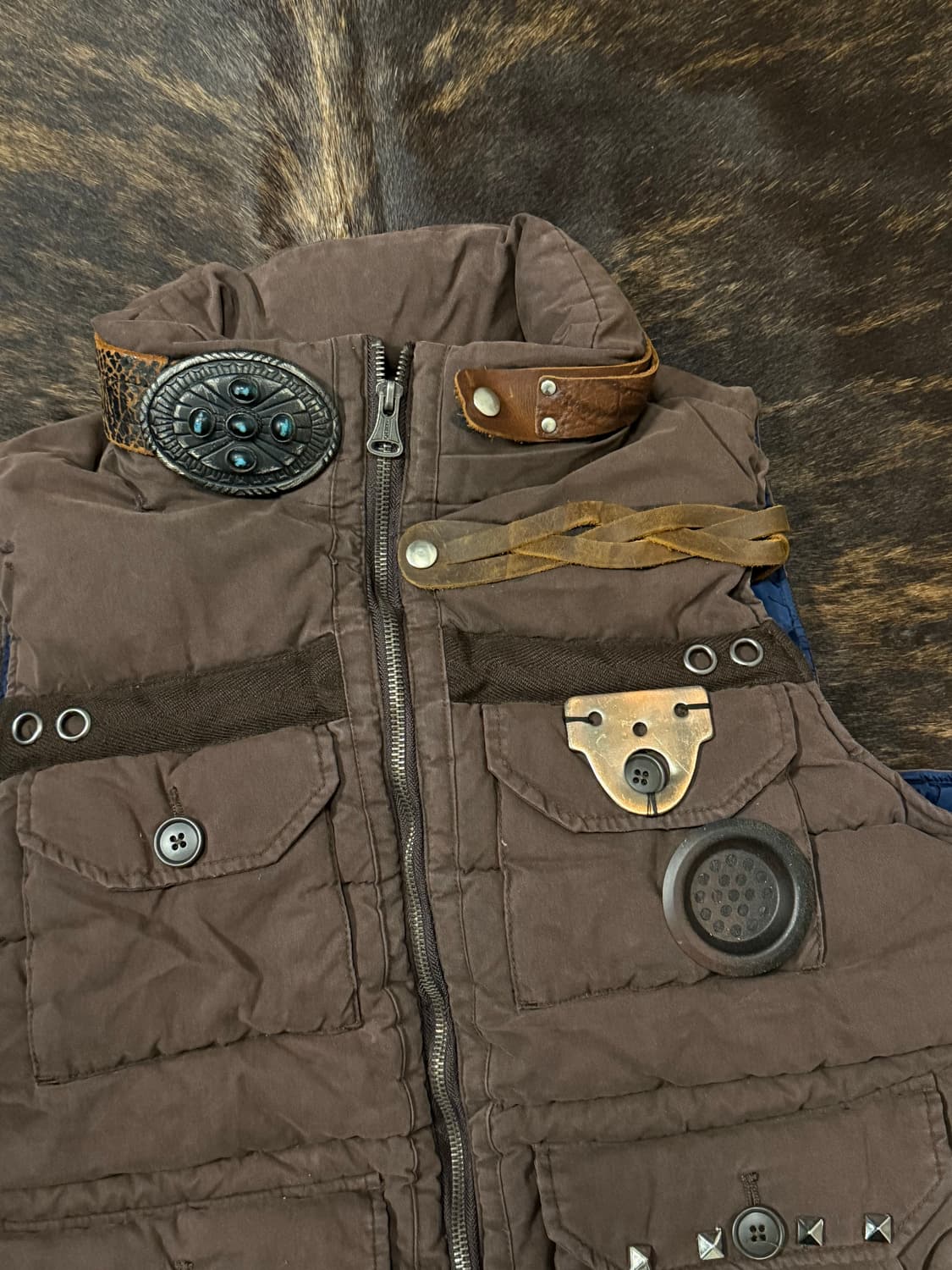 아포칼립스 디자인 패딩 베스트 상품이미지2