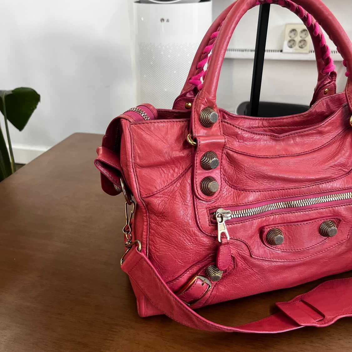 발렌시아가 자이언트 시티백 모터백 상품이미지3