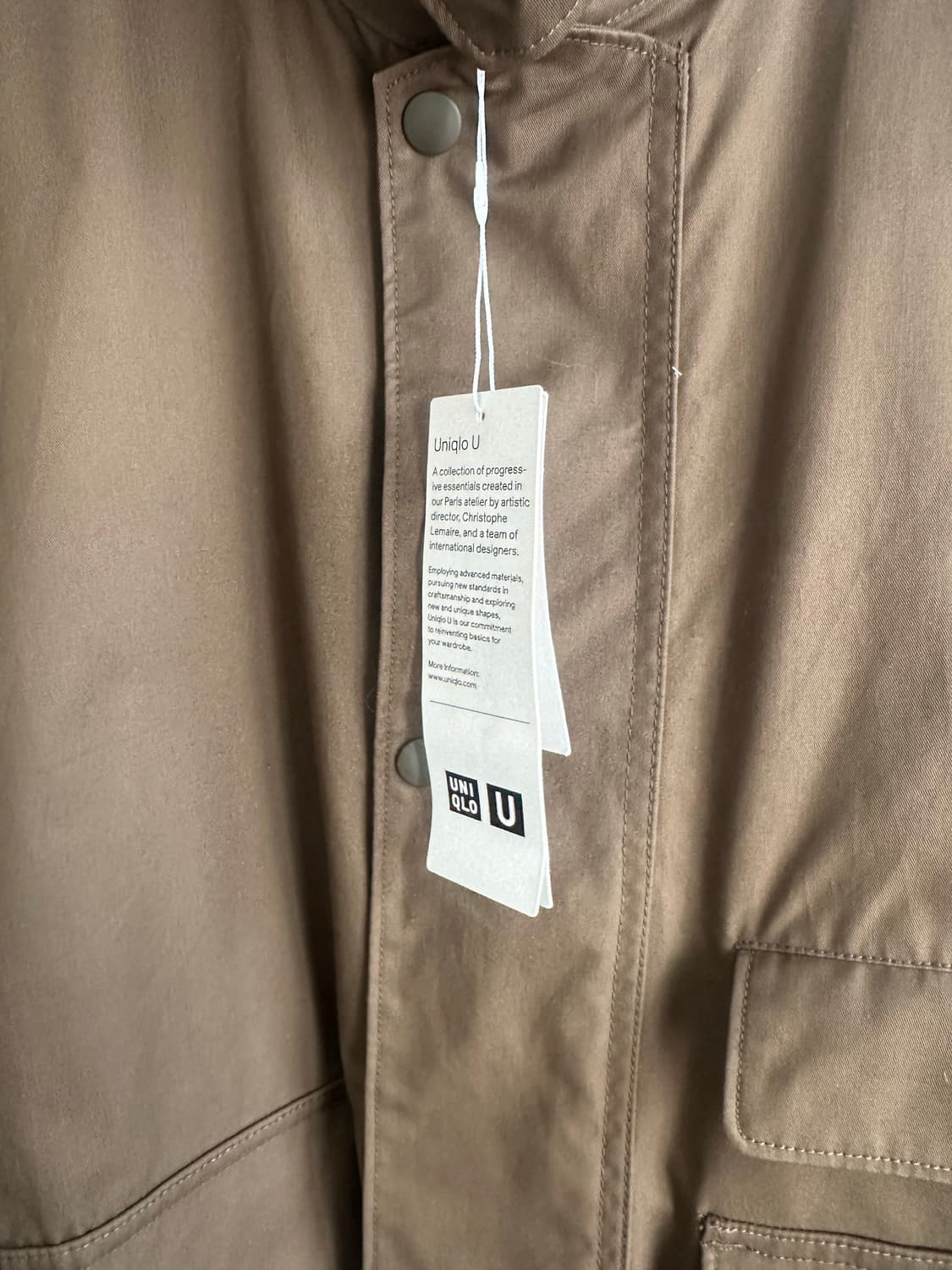 유니클로U 유틸리티 쇼트 블루종 XL  상품이미지4