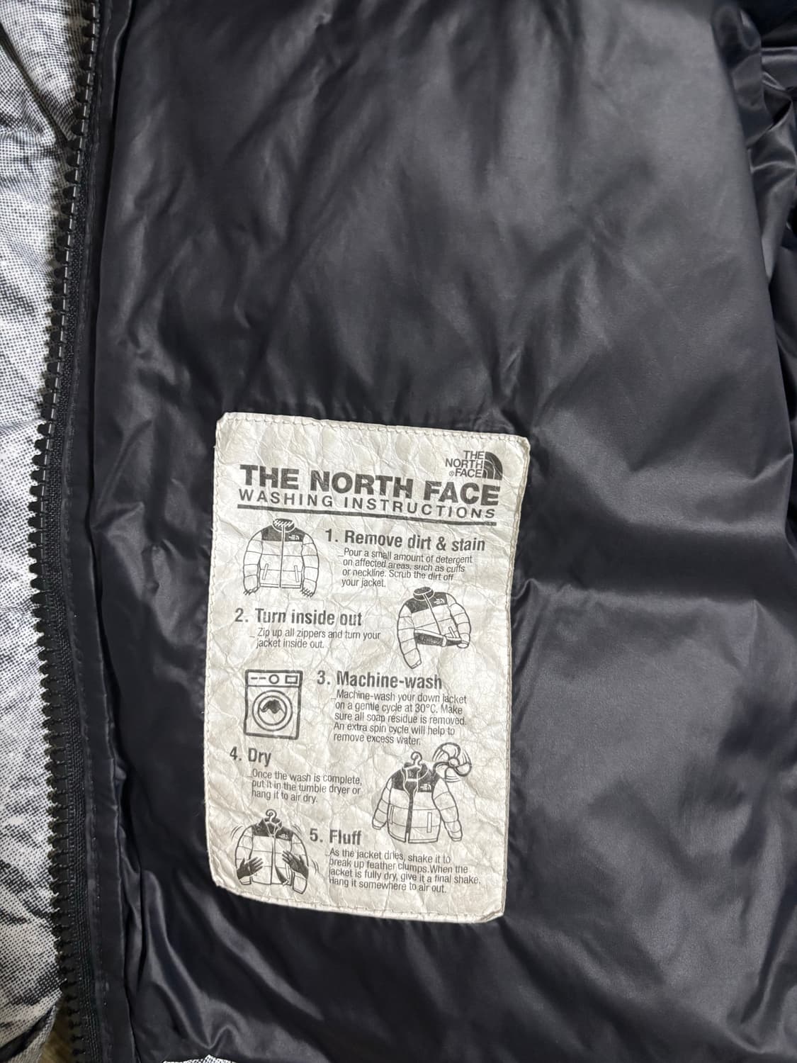 노스페이스 화이트 라벨 노벨티 눕시 다운 자켓 상품이미지5