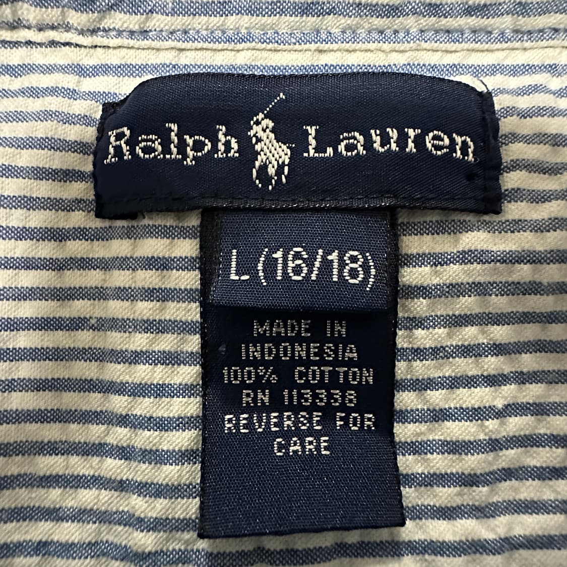 POLO RALPH LAUREN seersucker shirt 상품이미지4
