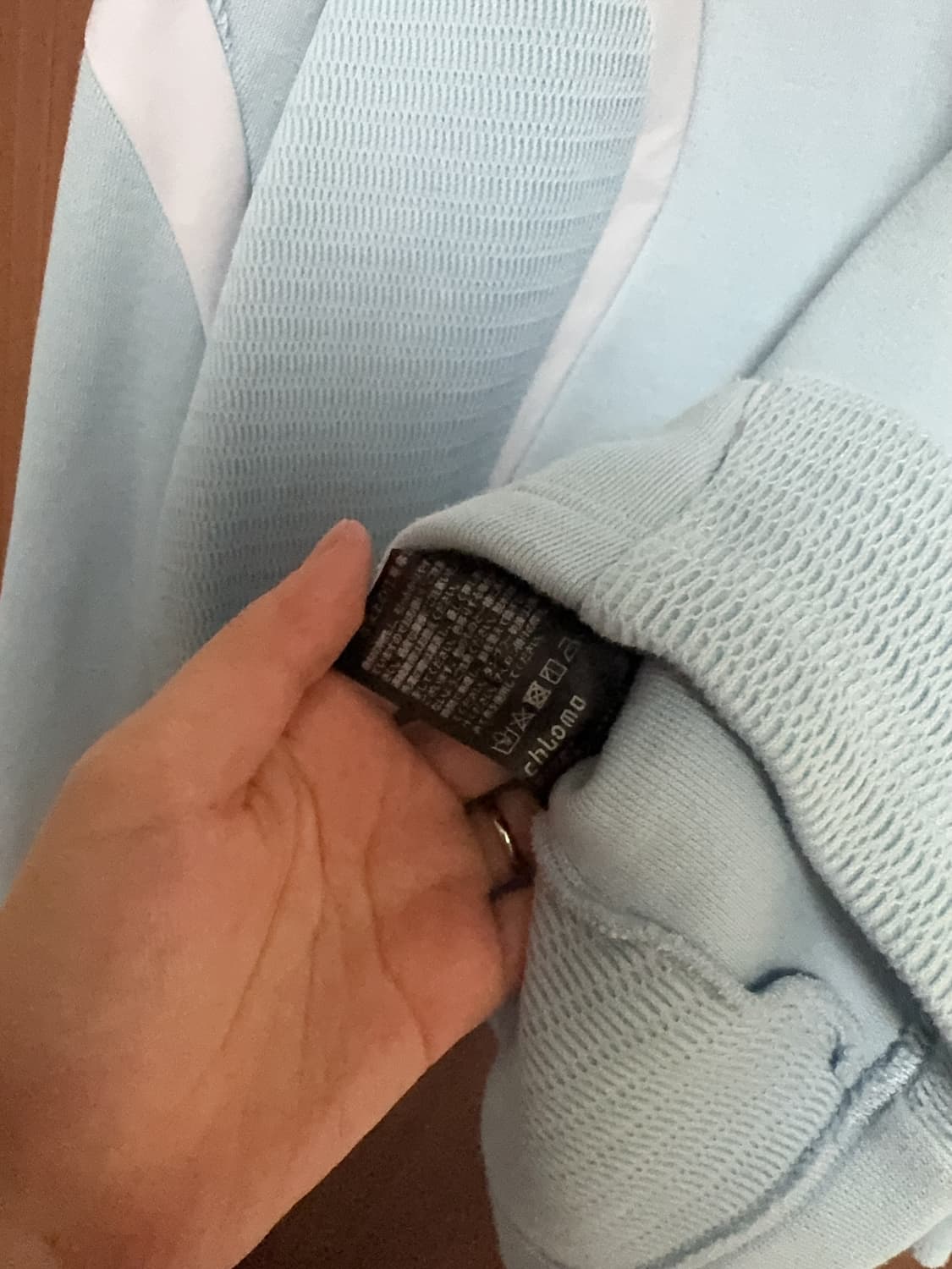 Chloma 클로마 마오노스케 발뭉 서브컬쳐 아노깔 하프넥 블루 스웨터 상품이미지8