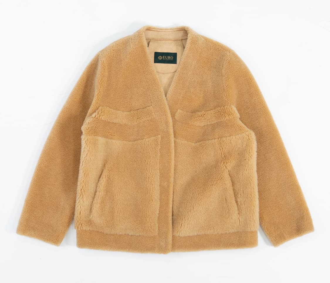 유로모피 100% 램시어링 가디건 상품이미지1