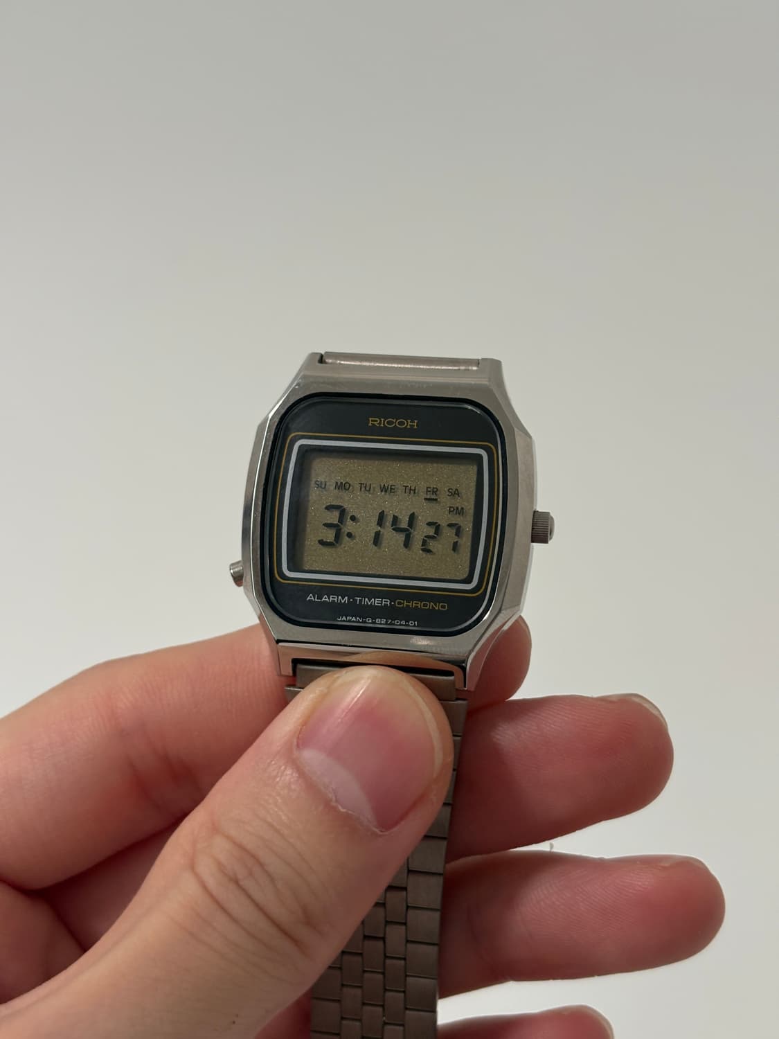 1980s Square Requartz Lcd (Deadstock) 상품이미지4
