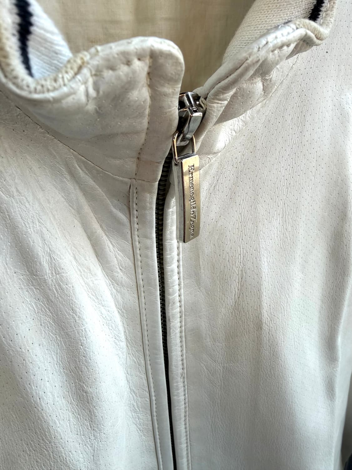 48/ 에르메네질도 제냐 14FW 램스킨 레더 자켓 상품이미지5