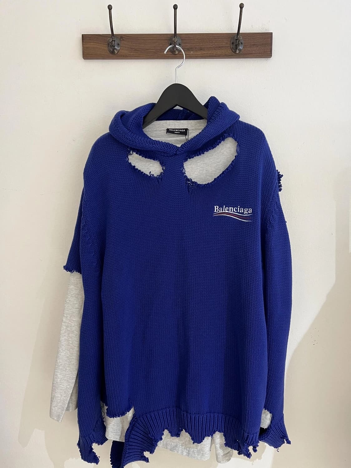 발렌시아가 후드 택달린 새상품 상품이미지1