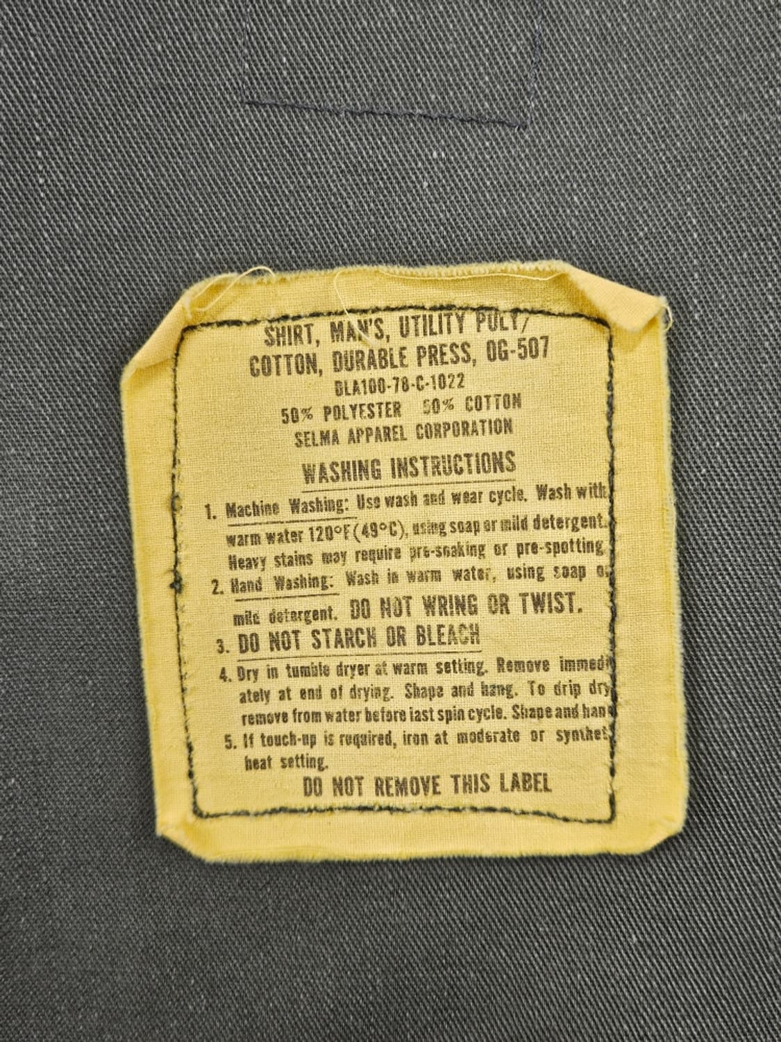 US NAVY 컴뱃 필드 셔츠 크롭커스텀 ( M추정 ) / 11910 상품이미지10