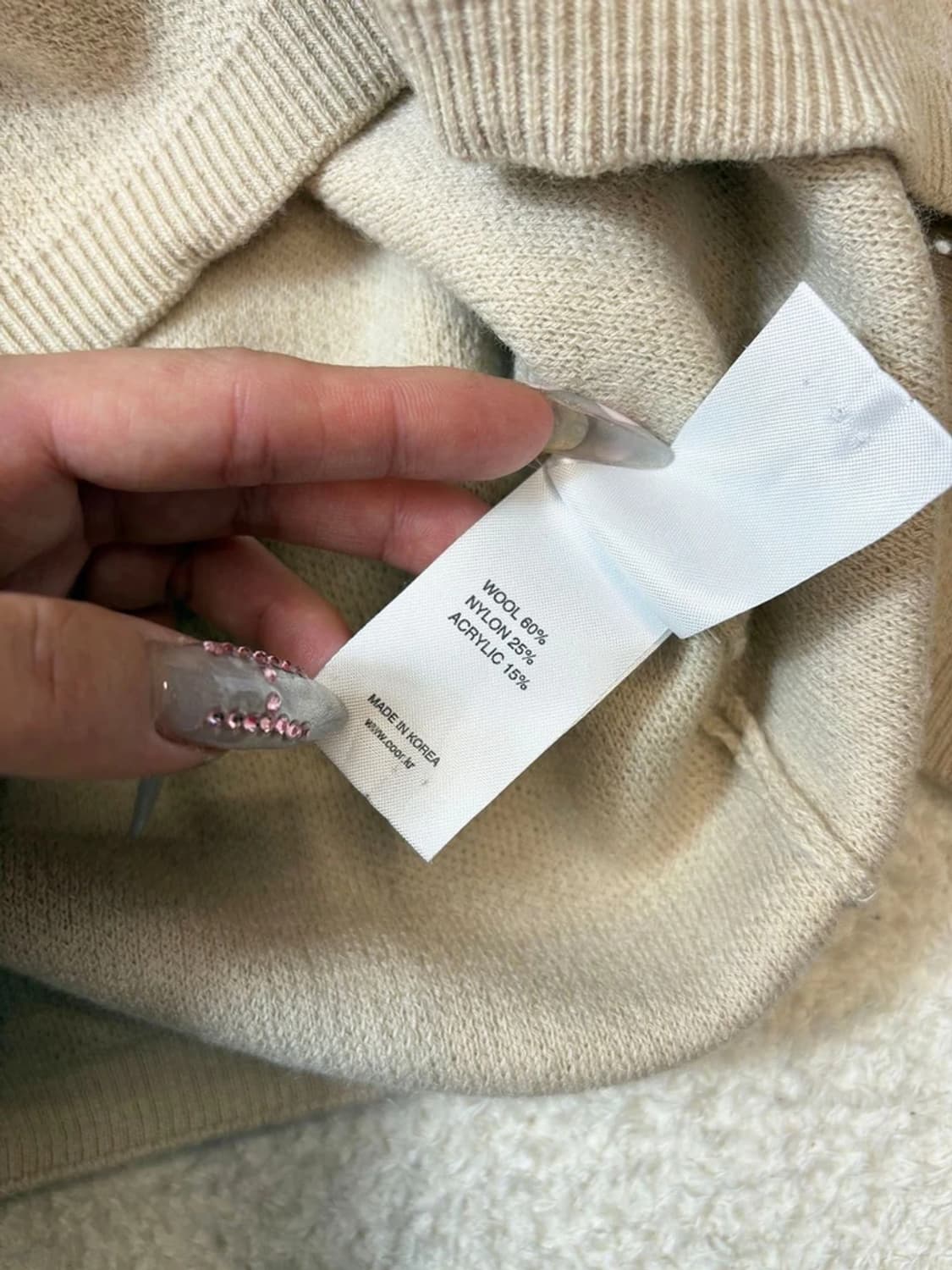 쿠어 Coor 탑필 울 라운드 니트 PN6252 상품이미지7