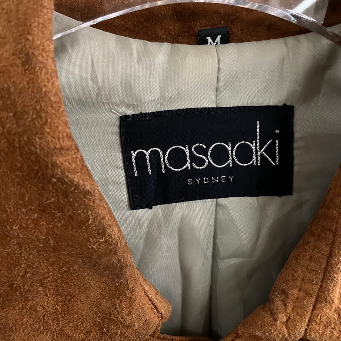 VTG 빈티지 브라운 디어 스킨 스웨이드 자켓 M 상품이미지3