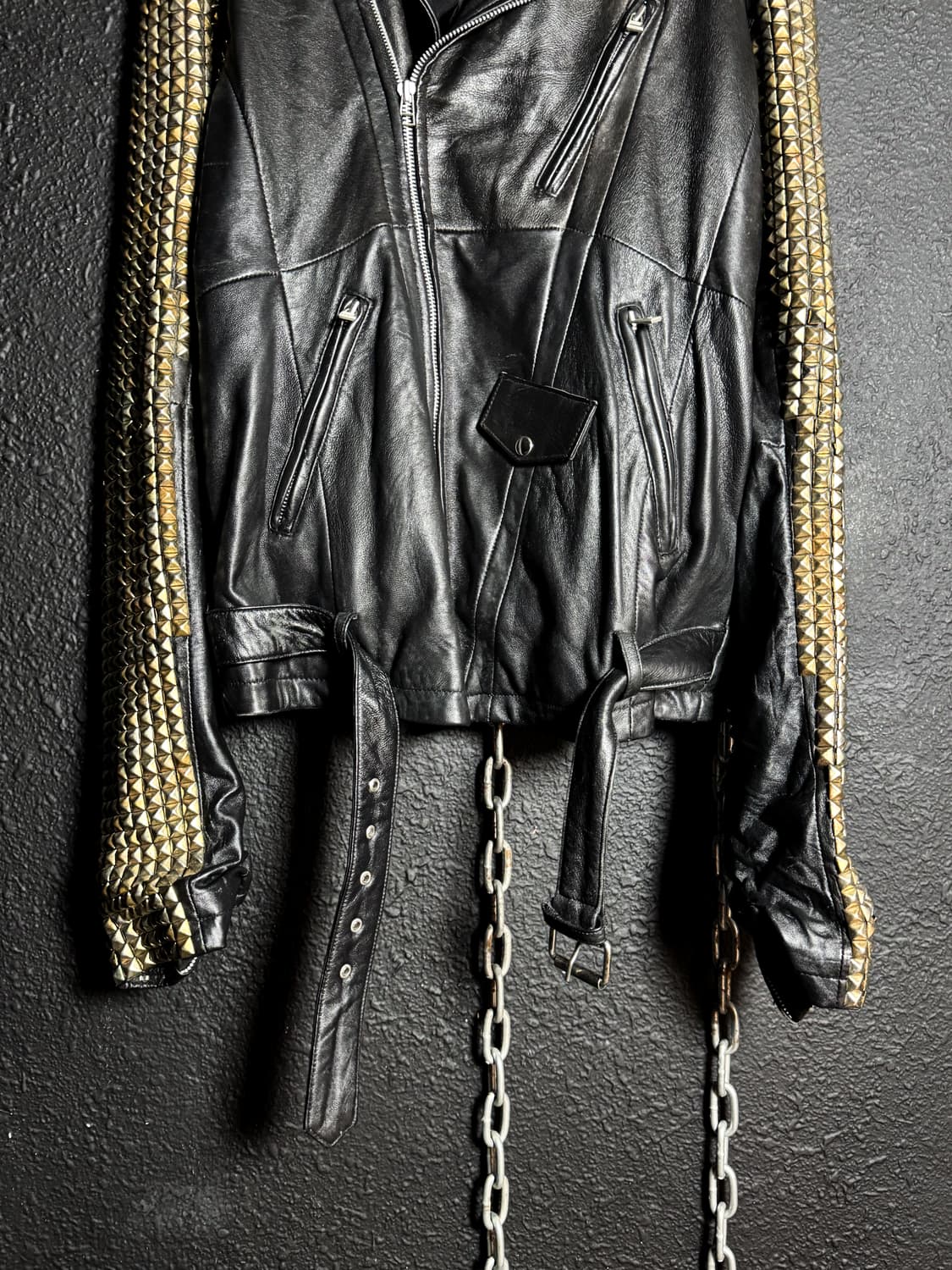 Z. VARGAS – Stud Leather Riders Jacket   상품이미지4