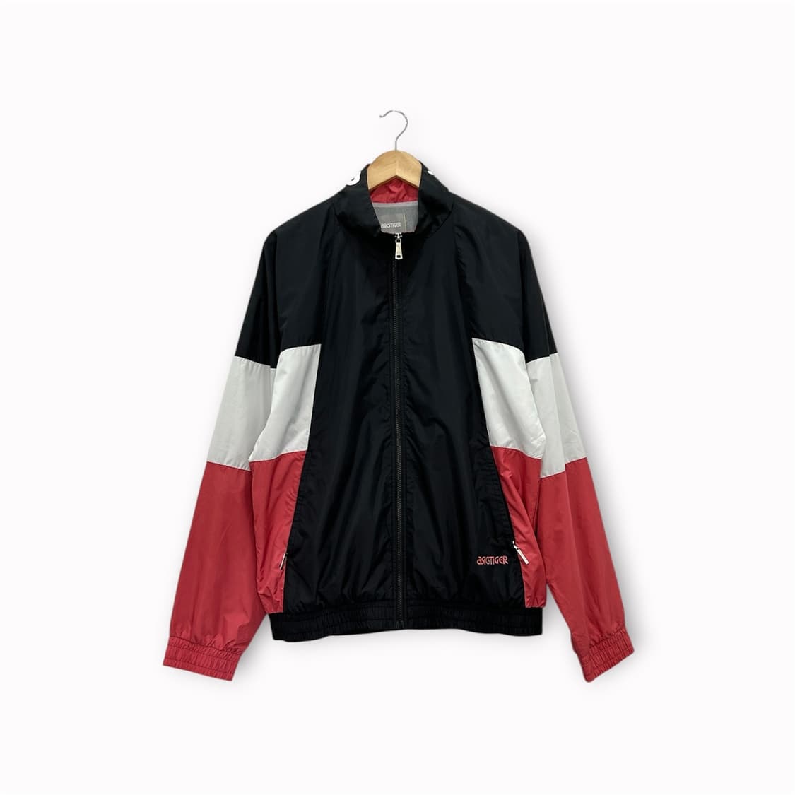 아식스타이거 올드스쿨 Y2K 바람막이 집업 점퍼 오버핏 M 상품이미지1