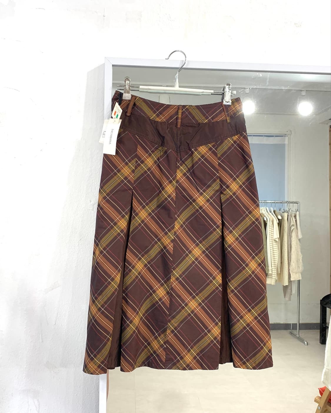 [TACHIBANA] pocket check pattern skirt  상품이미지3