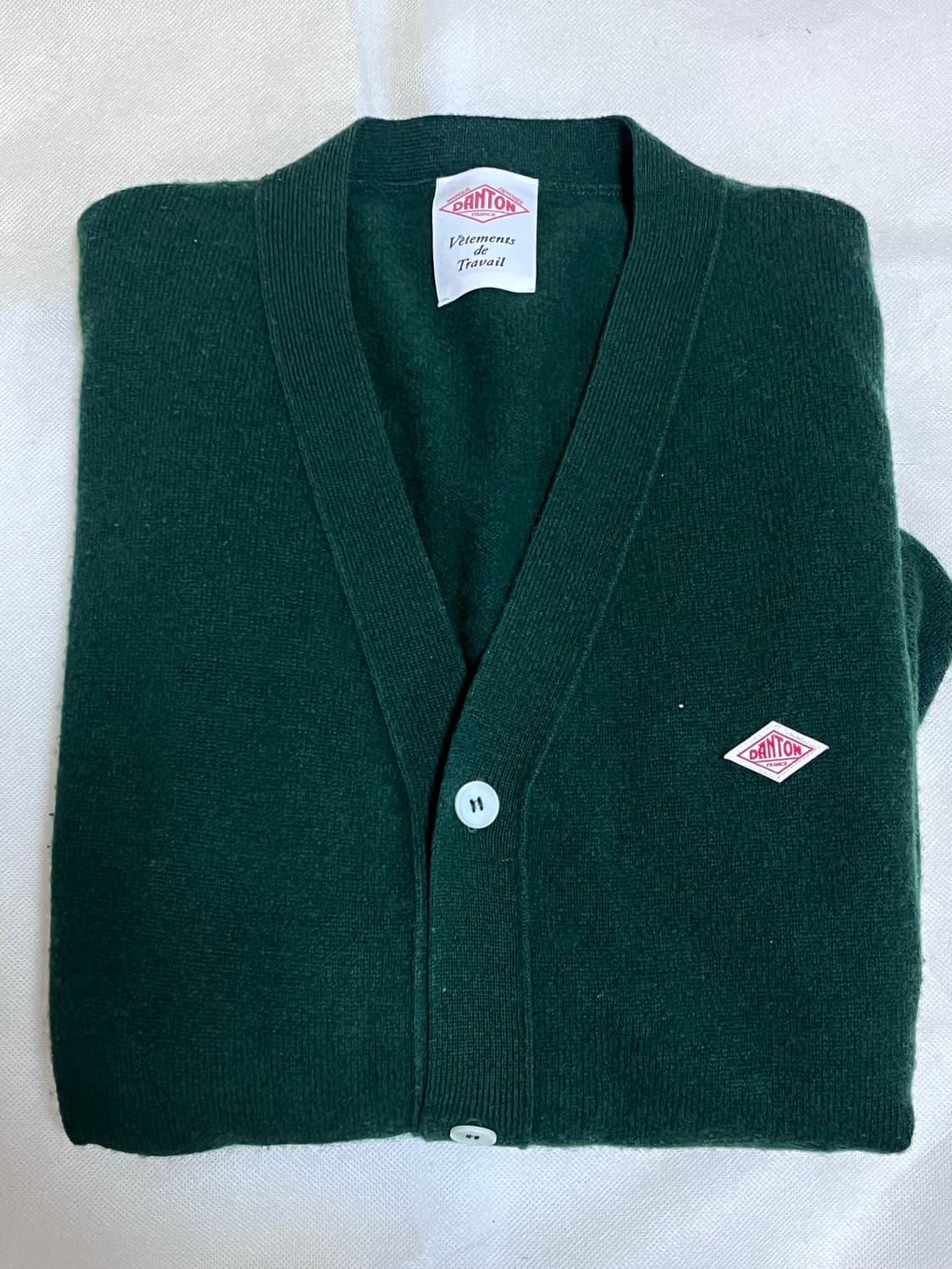 단톤 가디건 램스울 그린 42 상품이미지1