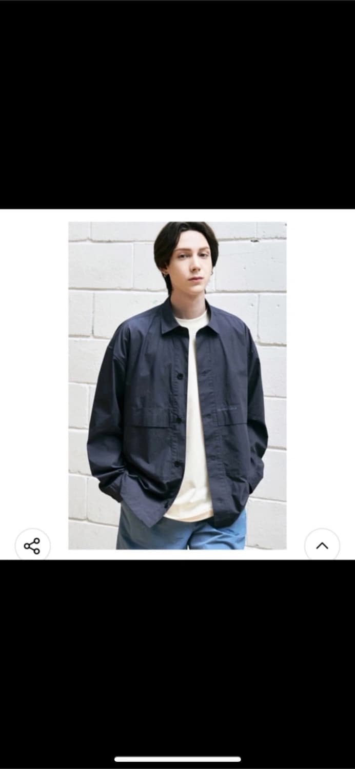 <새것> 다이아몬드레이라 네이비 포켓 셔츠 상품이미지1