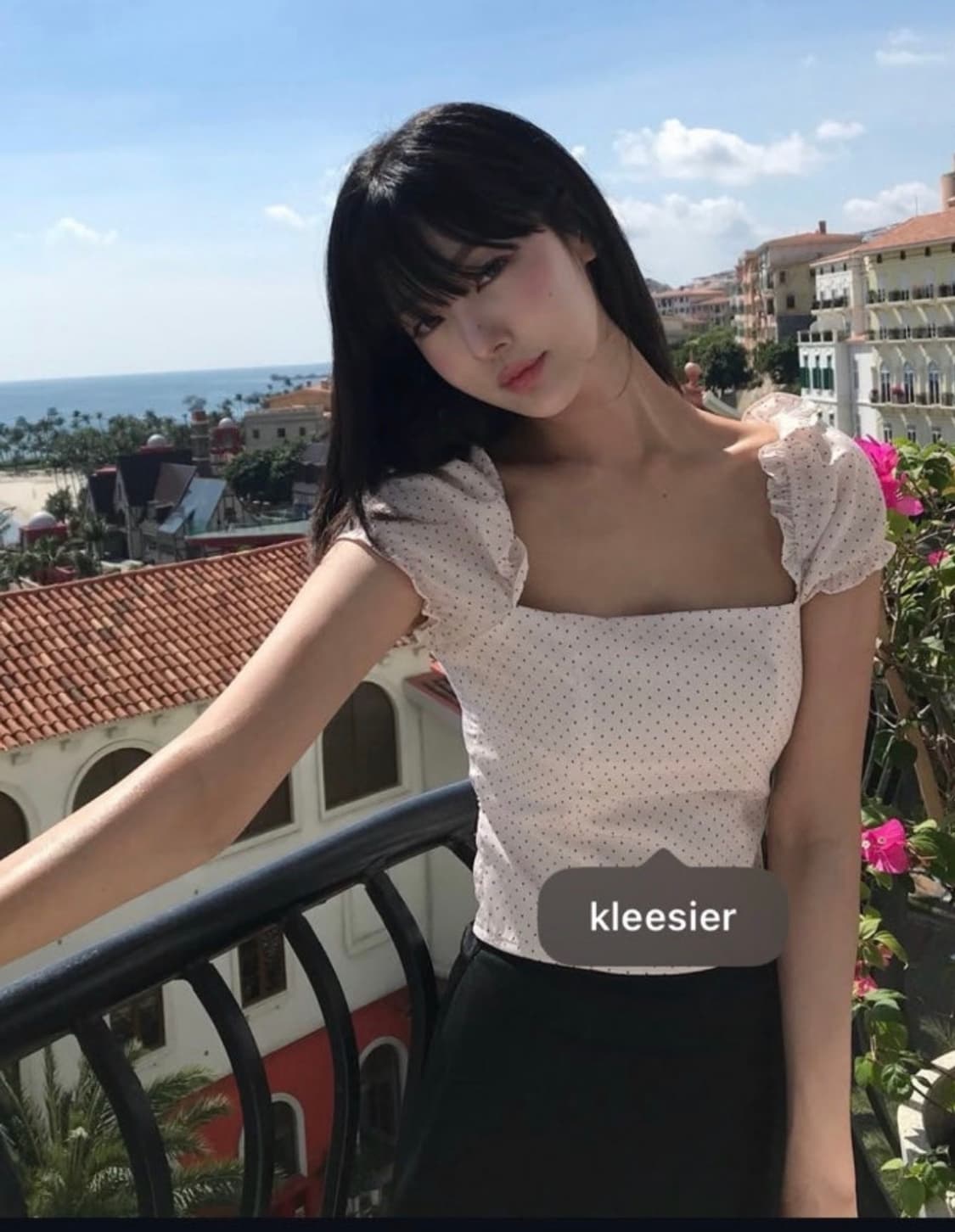 클리시어 afternoon tea scarf top set 상품이미지1