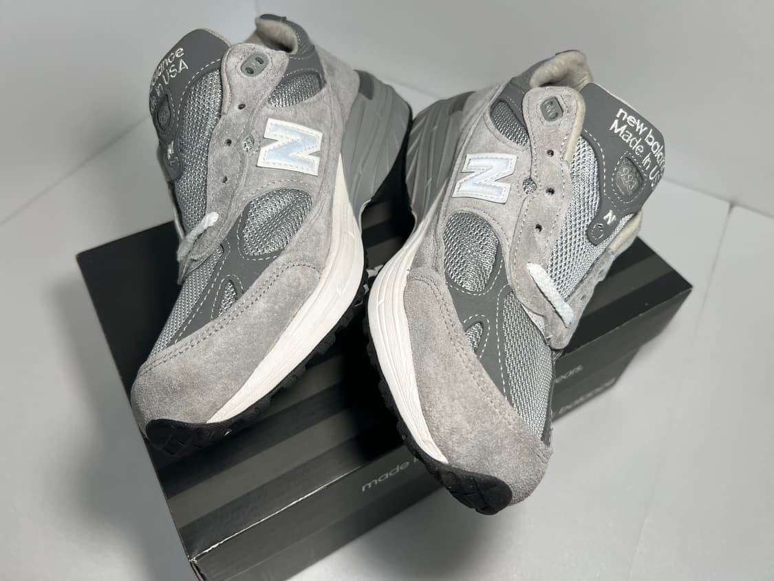 [W255] 뉴발란스 993 메이드인 USA B 그레이 상품이미지5