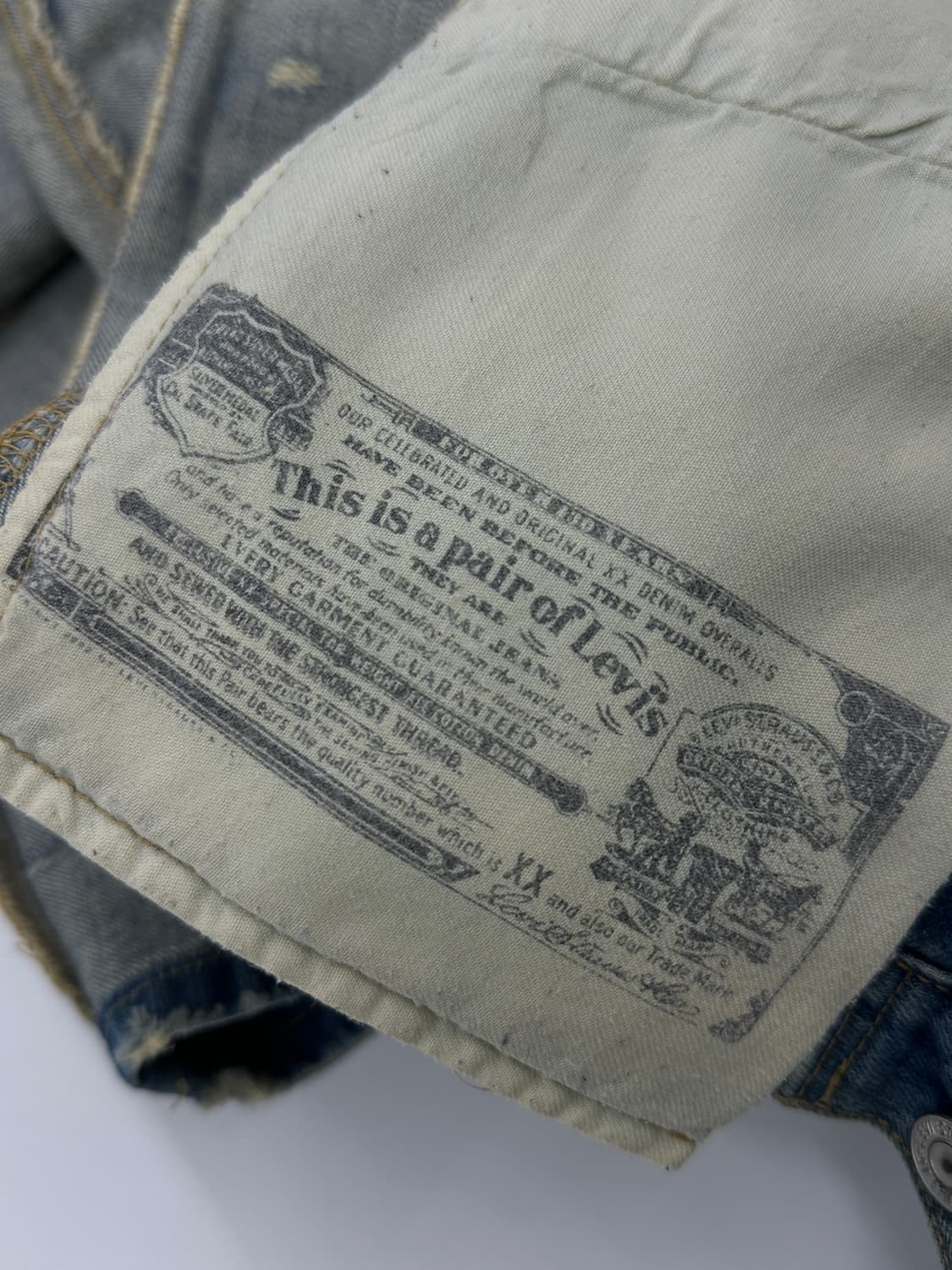 Levi’s 00s 501 Wash Straight Denim Jeans 상품이미지10