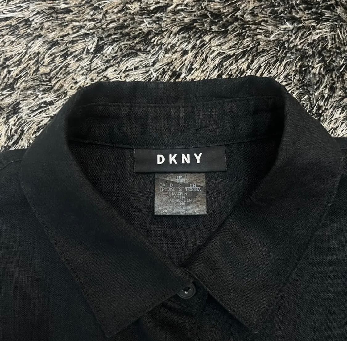 DKNY 린넨 원피스 셔츠 (XS) 상품이미지3