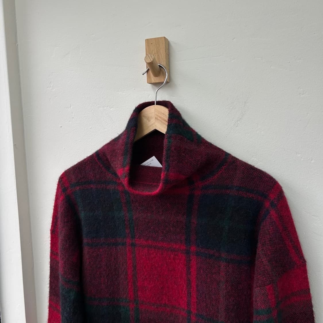 16159 - 폴로 랄프로렌 체크 블렌드 터틀넥 니트 상품이미지1