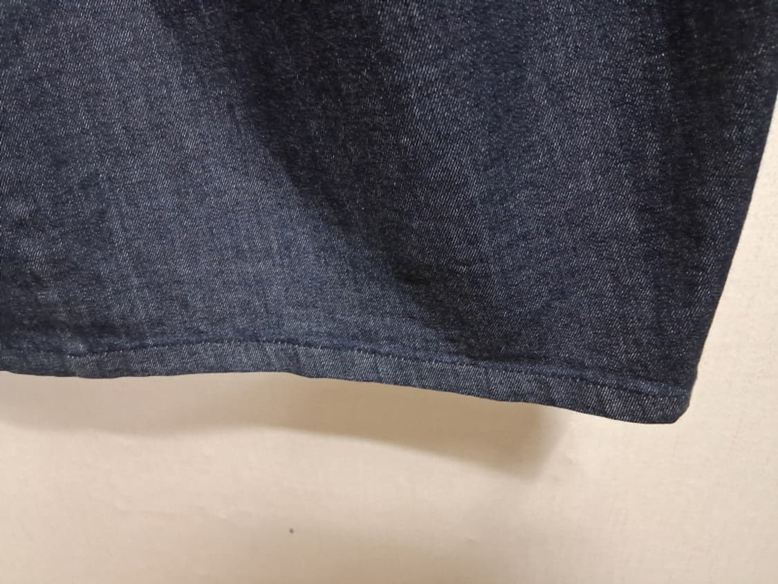일본구제 MUJI 무지 진청 데님롱스커트 스판성있는 두꺼운 스판청롱스커트 상품이미지4