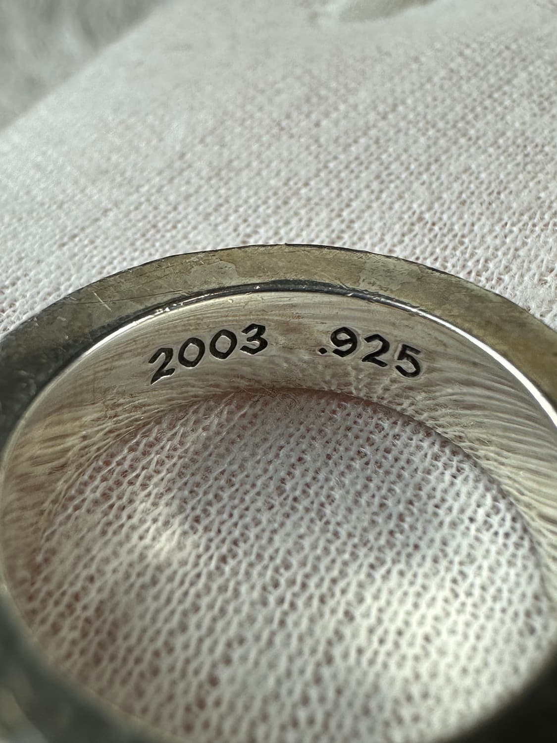 [US 6.5] 백화점판 정품 크롬하츠 퍽유링 6mm 상품이미지8