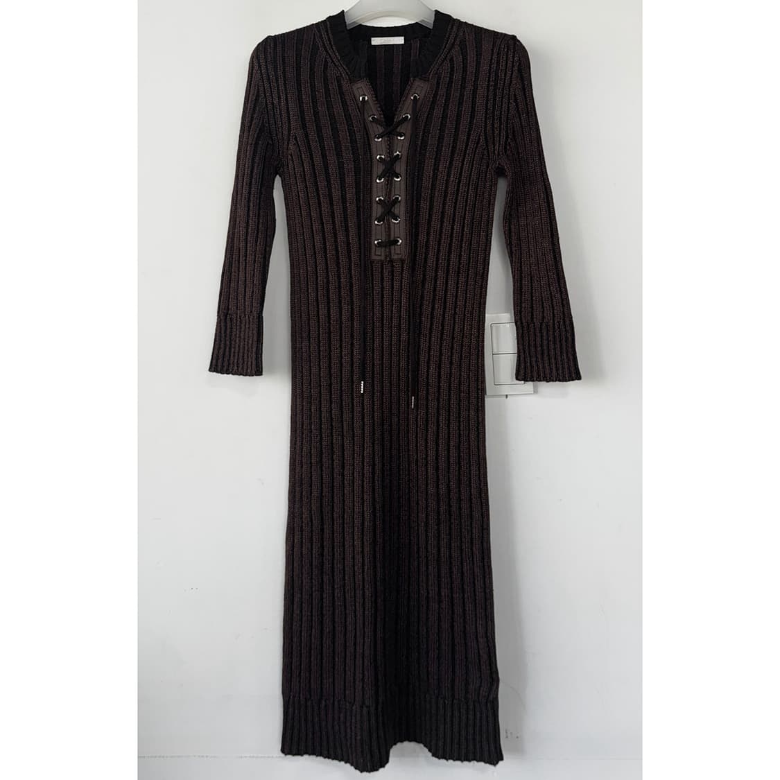 끌로에 Chloe 레이스업 니트 원피스 상품이미지1