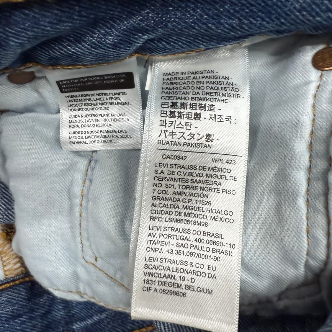 [정품] 리바이스 청바지 블루 데님 b18 상품이미지5