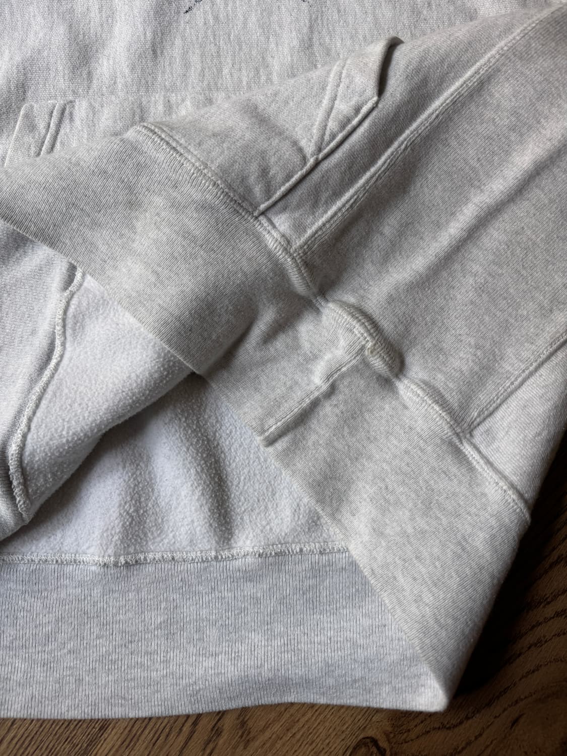 [M]00s 챔피온 리버스위브 STONE HARBOR 멜란지 후드 티셔츠 상품이미지7