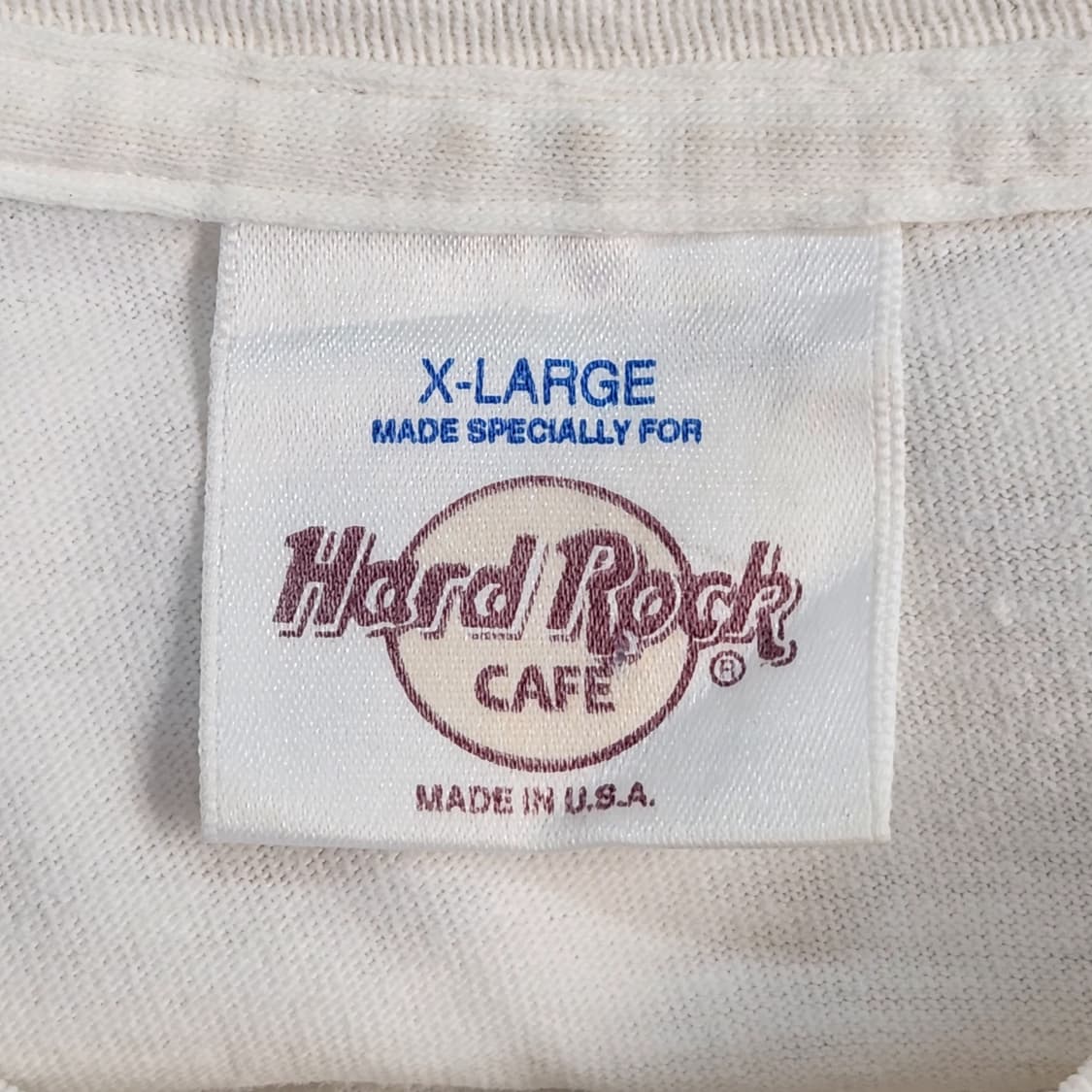 90s Made in USA 하드록카페 올랜도 그래픽 티셔츠 XL 상품이미지4
