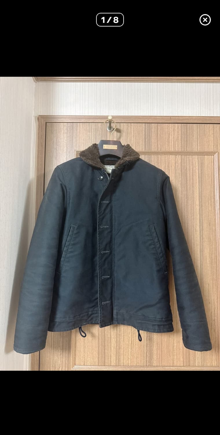 리얼맥코이 N-1 덱자켓 네이비[38] 상품이미지1