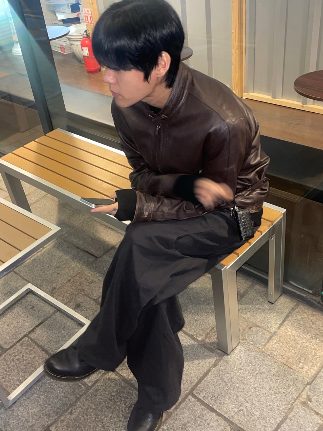 빈티지 양가죽자켓(xl) 상품이미지7