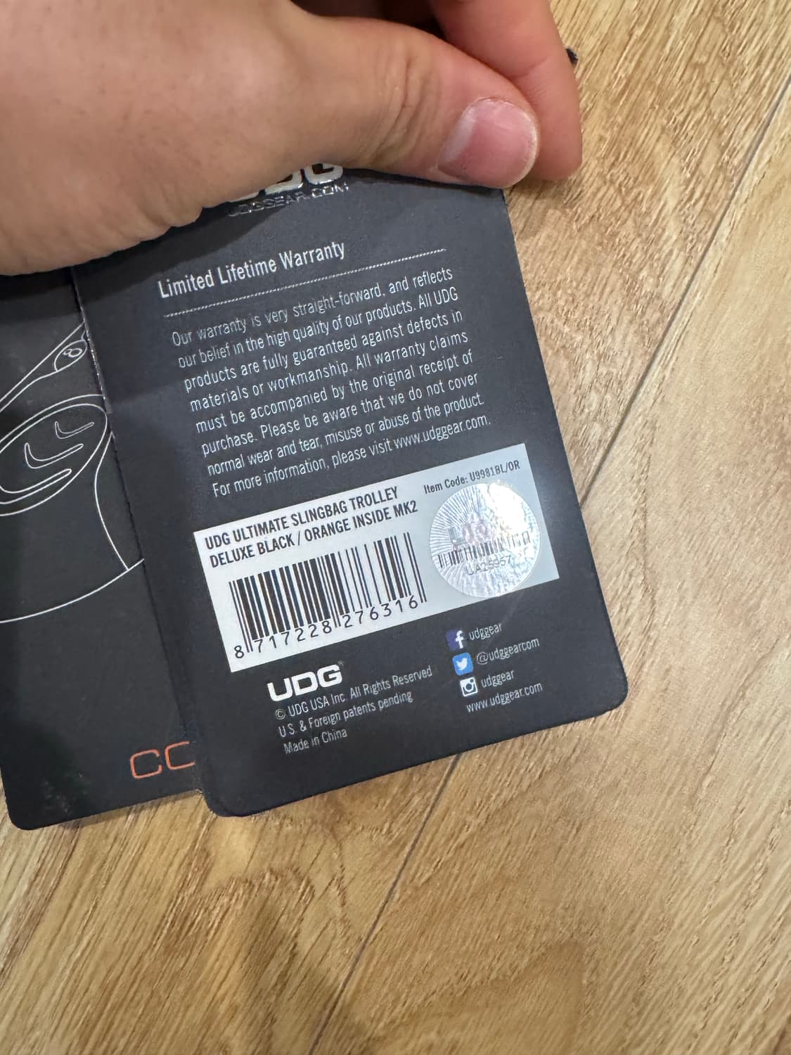 UDG 레코드 이동 가방 얼티밋 슬링백 트롤리 디럭스 MK2 상품이미지9