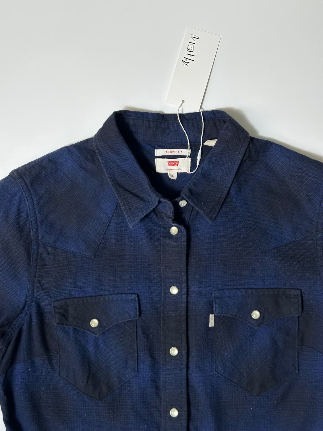 리바이스 네이비 버튼 셔츠  상품이미지3