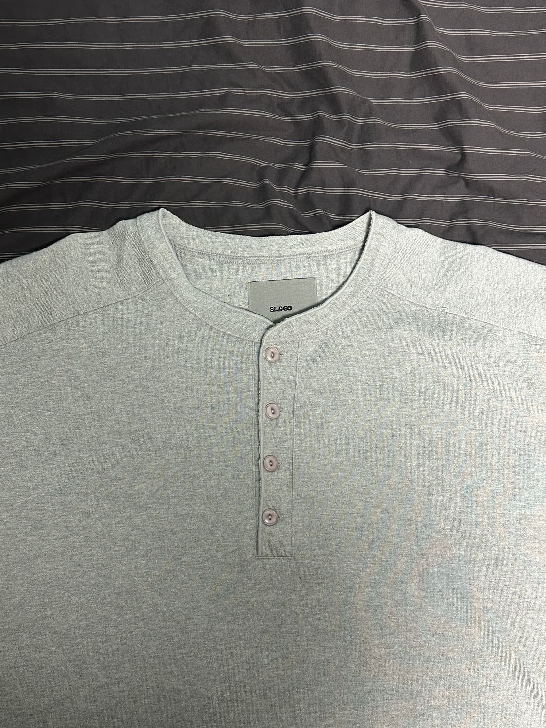 (3) 시도(siiiido) 헨리넥 반팔 티셔츠 상품이미지3