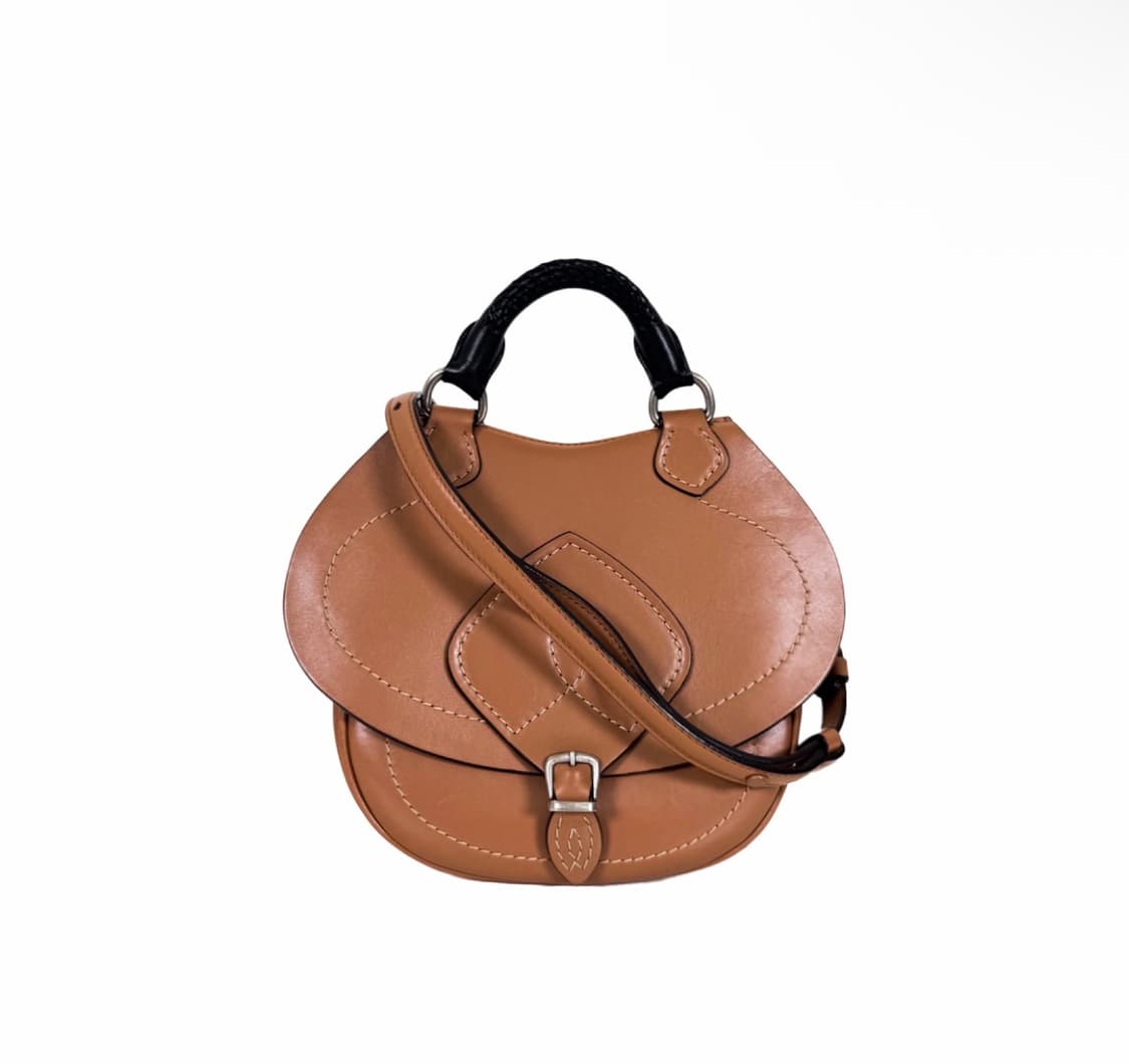 [S] 메종 마르지엘라 여성 백 슬라이드 토트 숄더백 핸드백 스몰 브라운 상품이미지1