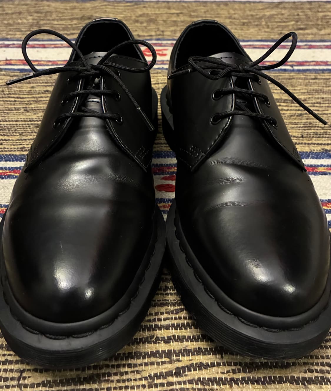 (Uk7/260)닥터마틴 1461 Mono 모노 3홀 블랙 더비슈즈 상품이미지3