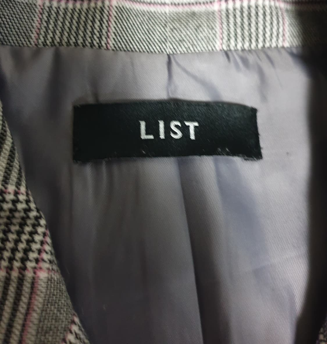 LIST 체크 오피스 간절기 코트 (55) 상품이미지3