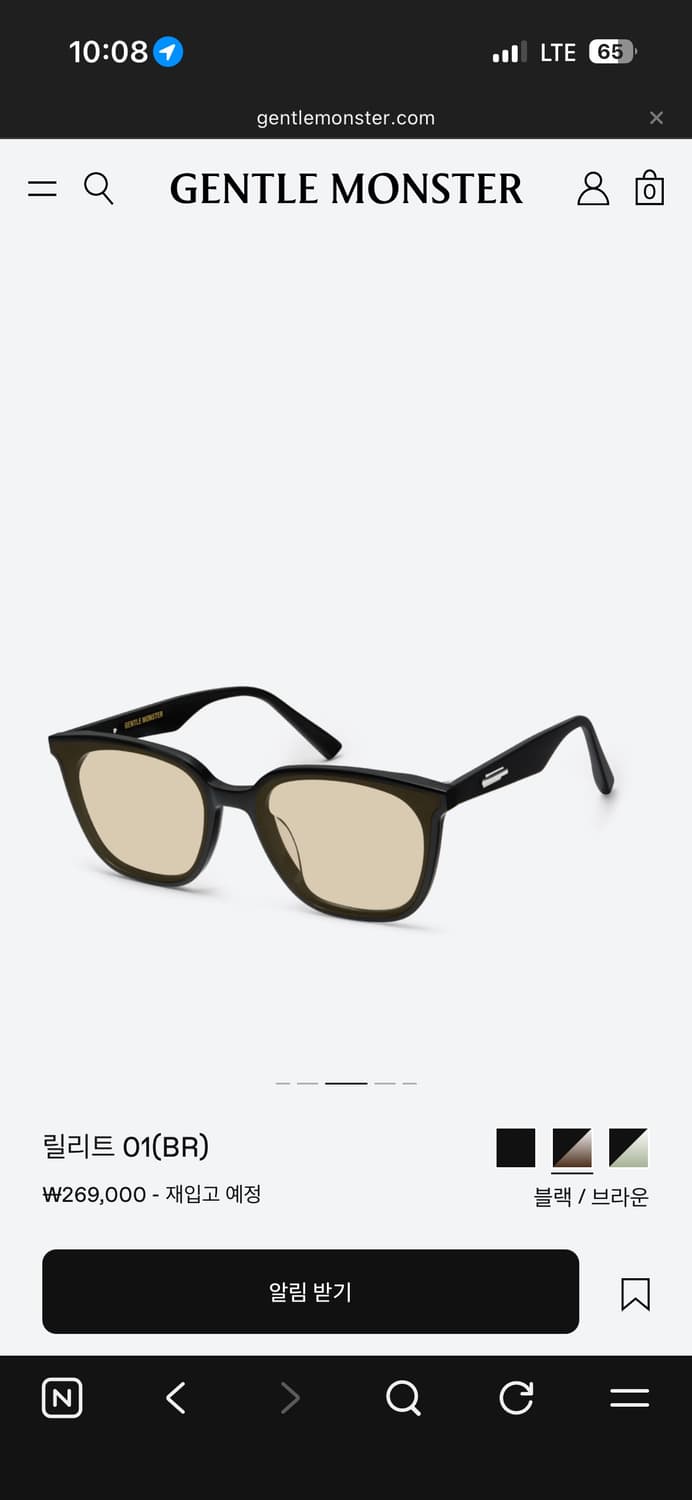 젠틀몬스터 릴리트01(BR) 선글라스 상품이미지2