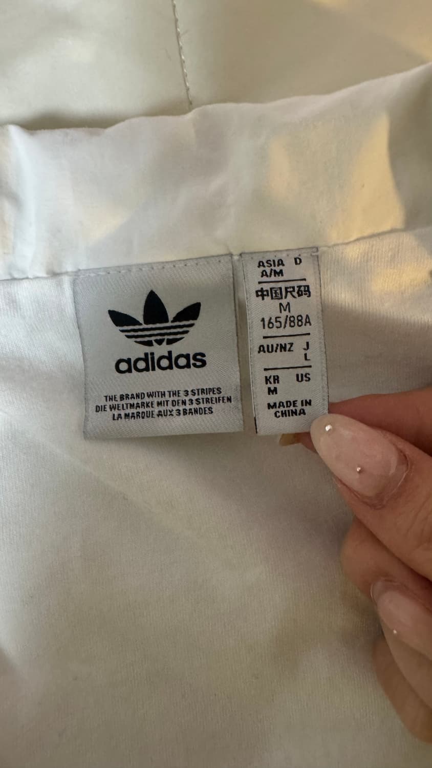 아디다스 바람막이 오리지널스 우븐 트랙탑 화이트 져지 상품이미지3