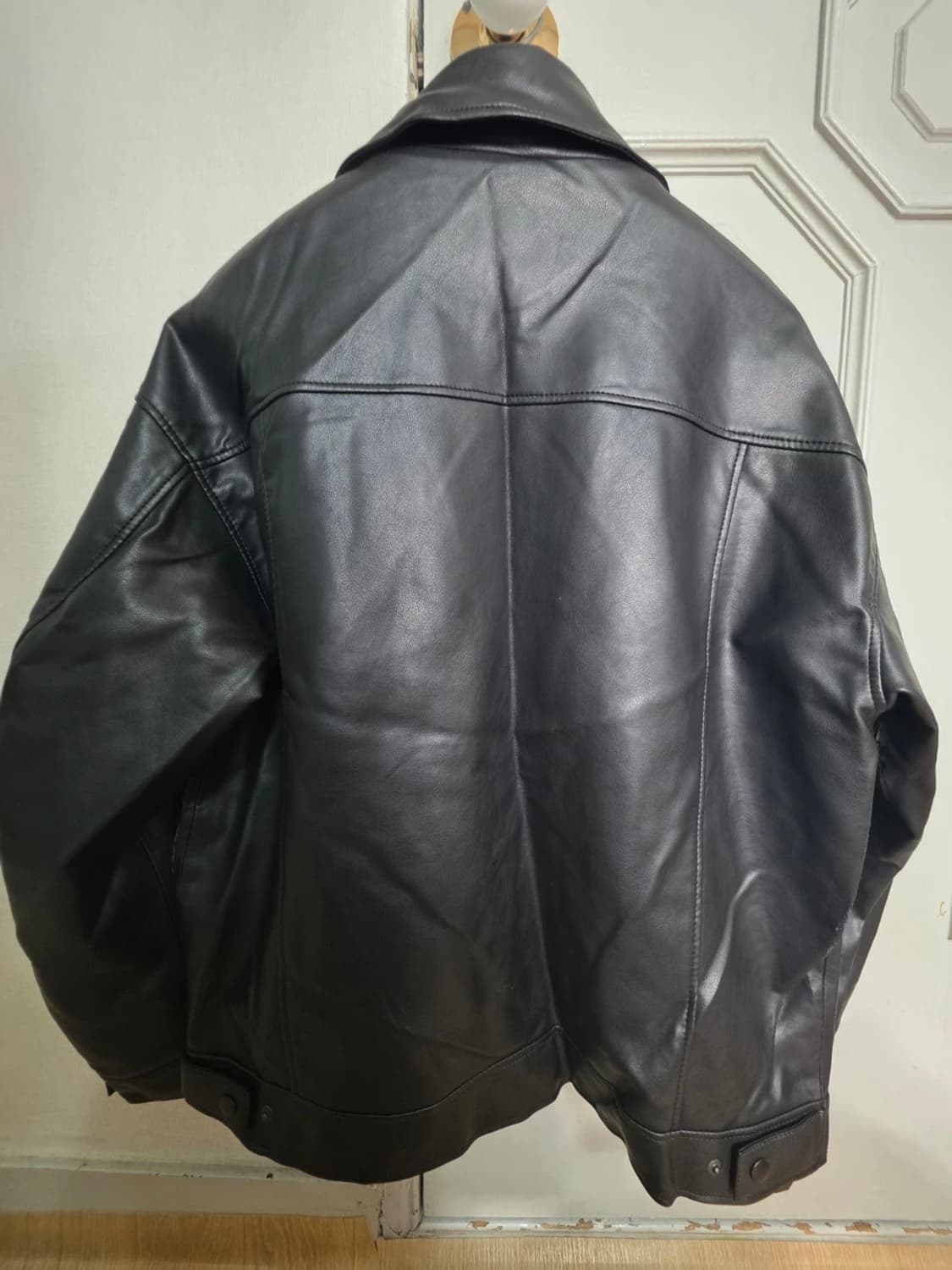 도프제이슨 오버핏 비건레더 싱글자켓 L 상품이미지7