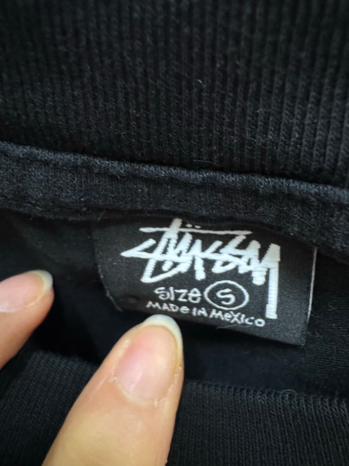 🧥 스투시 다이스 로고 반팔 티셔츠 (Black) 상품이미지5