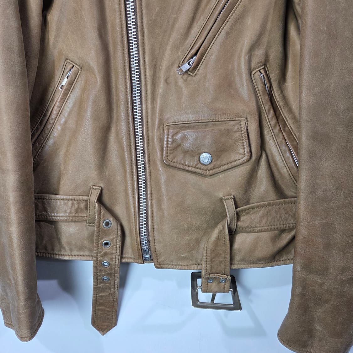 [Gap] 00's 올드갭 카우스킨 라이더자켓   상품이미지4