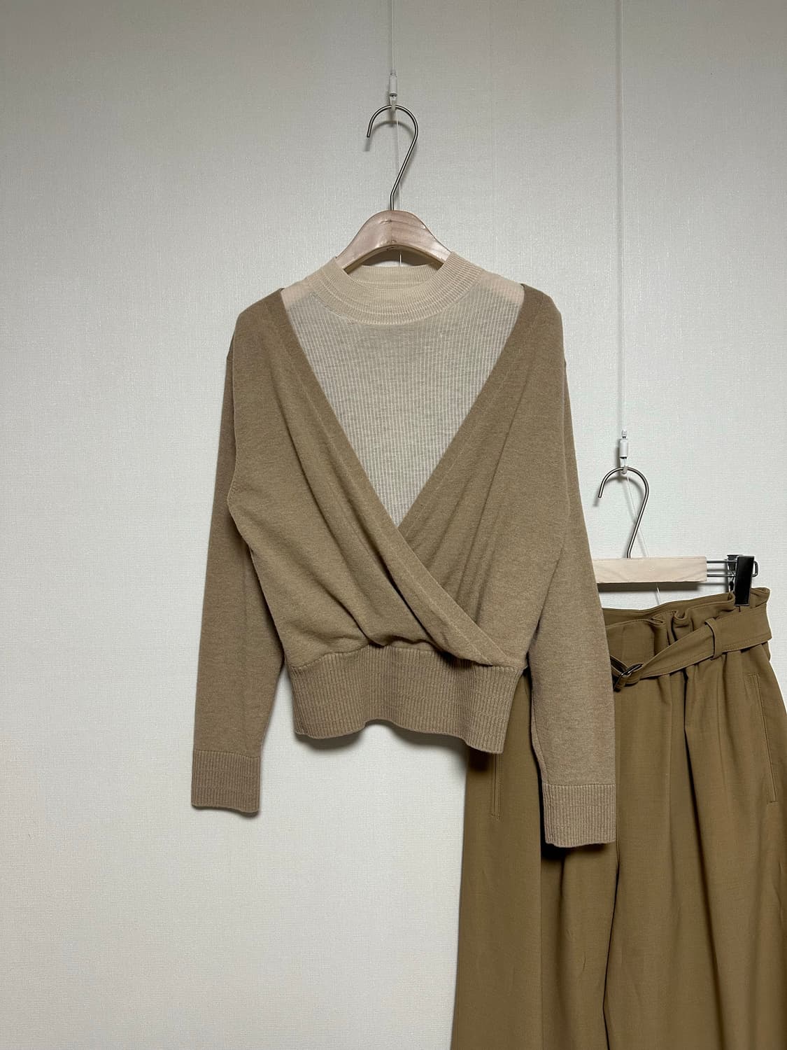 마인 레이어드 니트 탑 상품이미지4