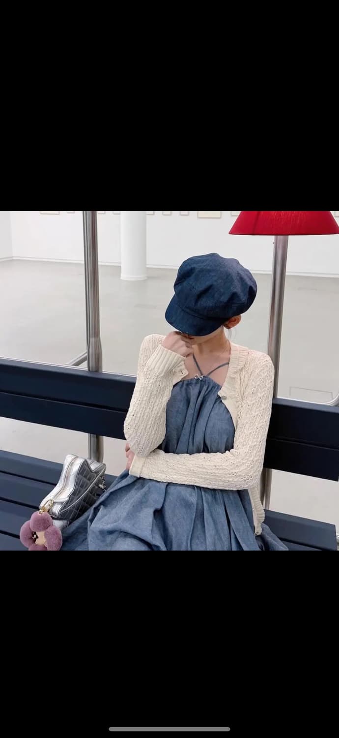 oadd 오아드 뉴스보이캡 데님 상품이미지2