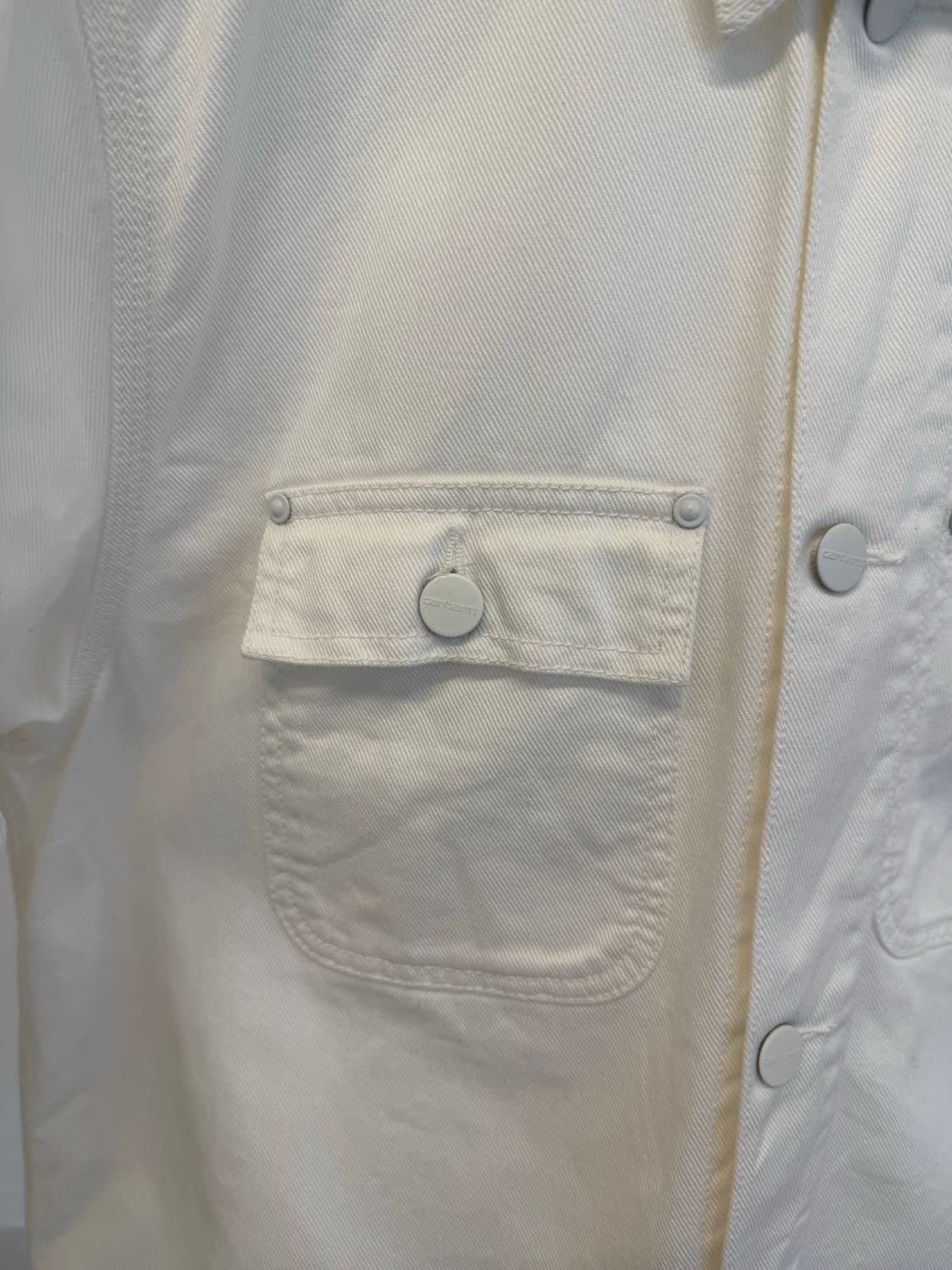 Carhartt White Denim Jacket 상품이미지3