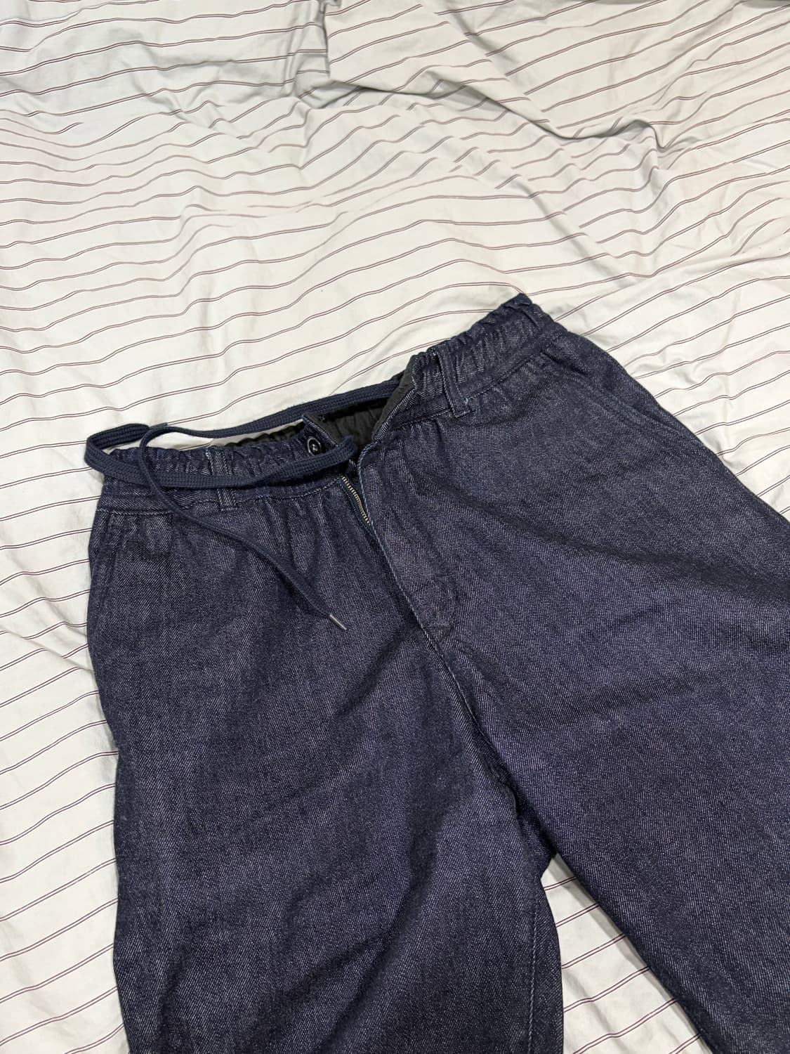 (17만->8만원)홀리선 코브 드레이프 데님 인디고 M 상품이미지3