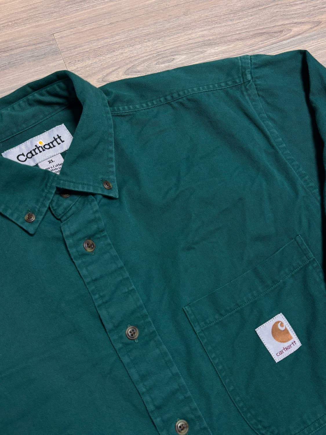칼하트 셔츠 XL 그린 상품이미지2