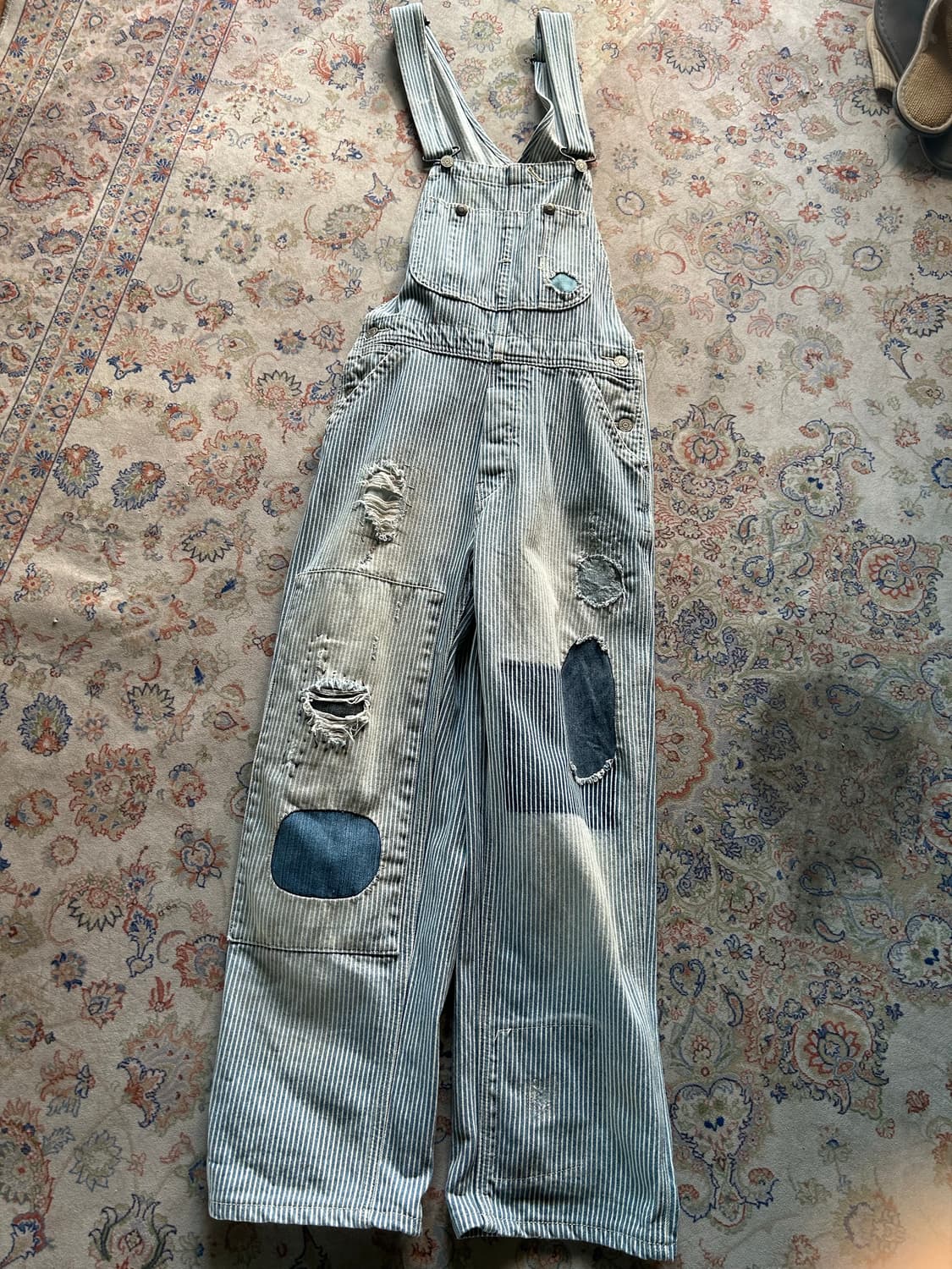 데님앤서플라이 멜빵바지 상품이미지1