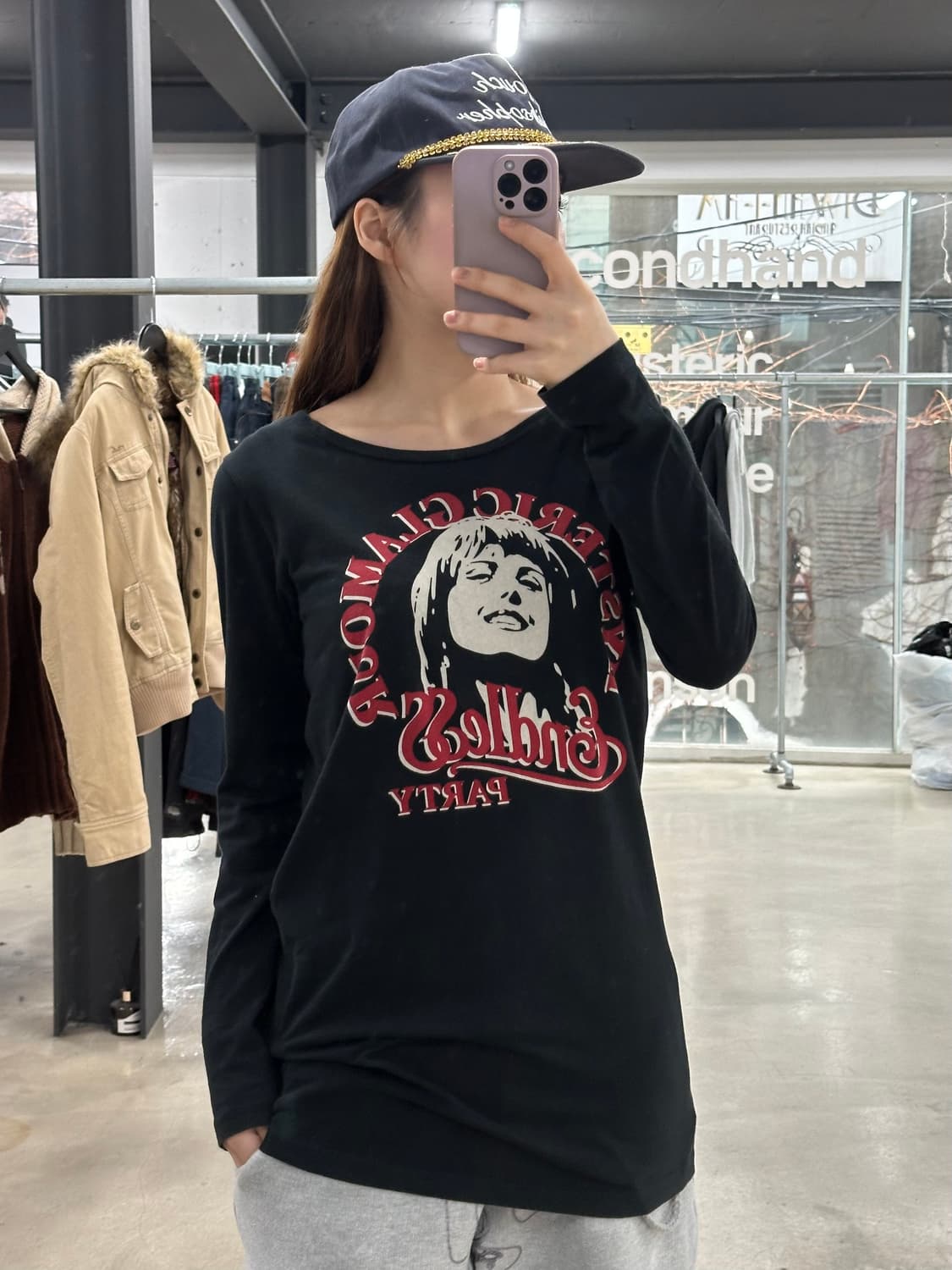 히스테릭글래머 히스걸 Endless 롱슬리브 긴팔티 상품이미지1