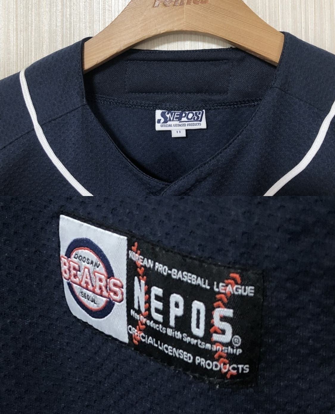 (2)KBO 두산베어스 원정유니폼/져지 11호(85) 상품이미지4